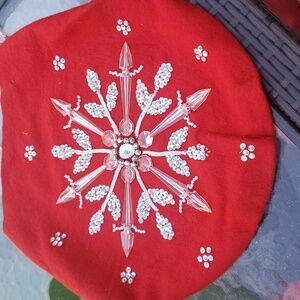 VINTAGE JEWELED TOLIET SEAT COVER